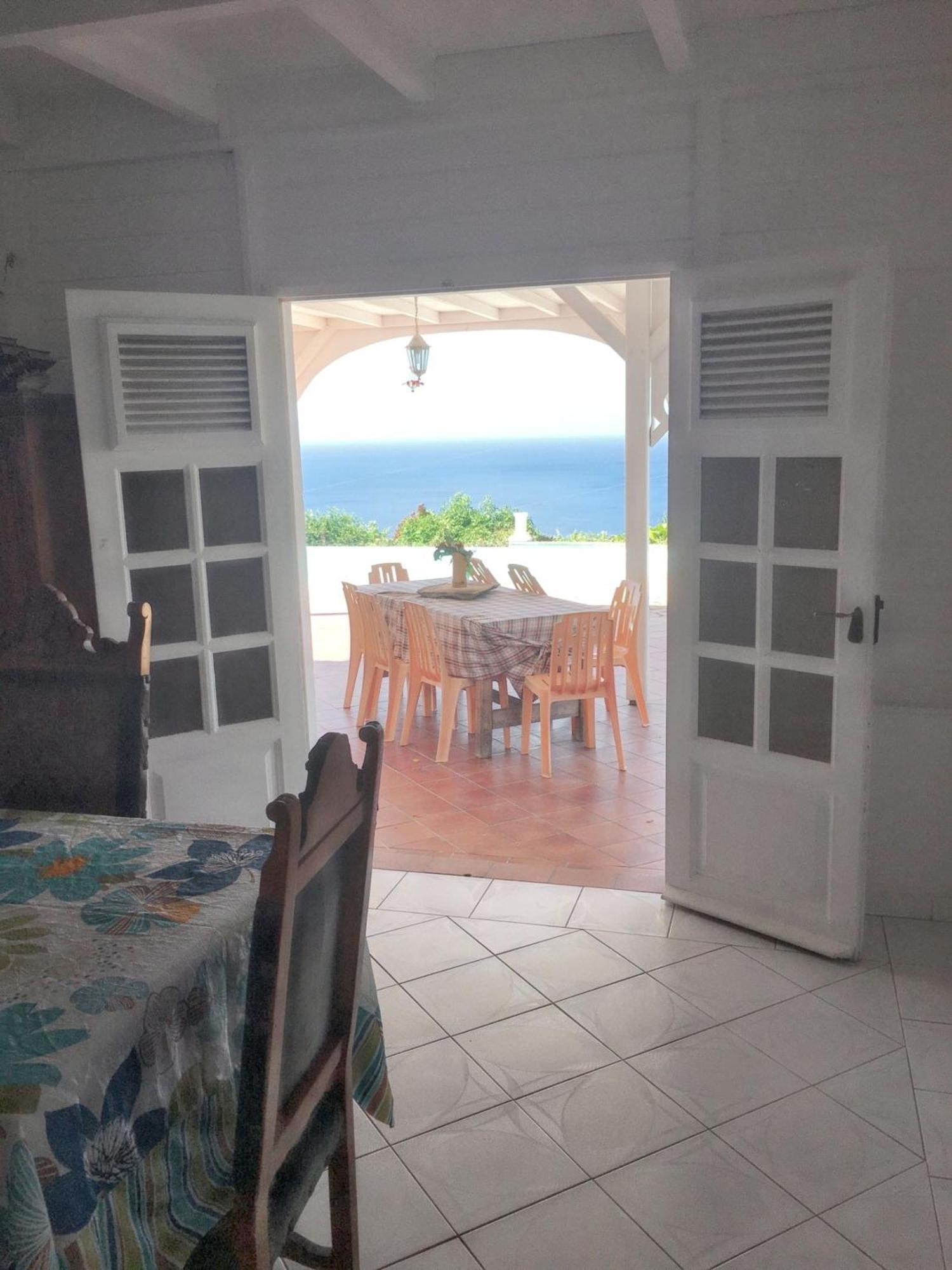 Villa Enchantee Avec Vue Sur Mer Et Piscine Au Carbet ル・カルベ エクステリア 写真