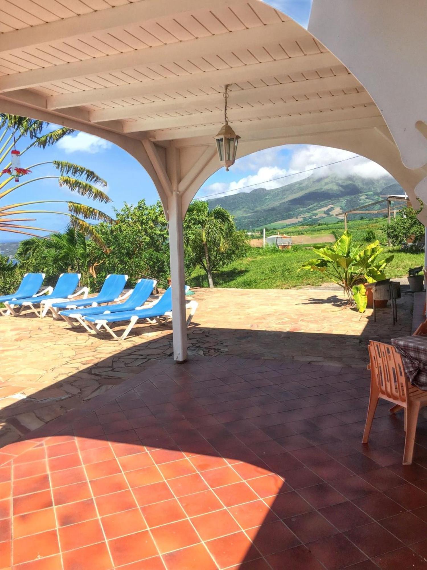 Villa Enchantee Avec Vue Sur Mer Et Piscine Au Carbet ル・カルベ エクステリア 写真